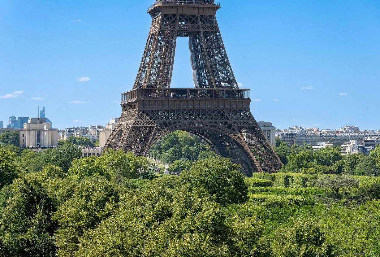 Vue directe sur la Tour Eiffel