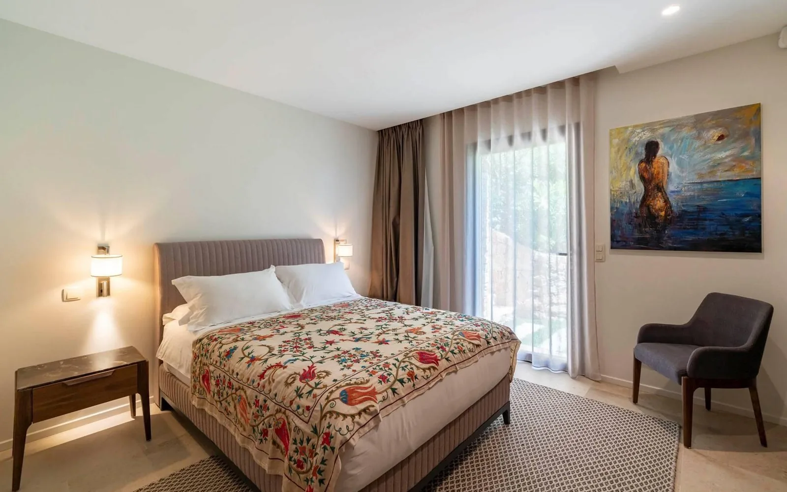Chambre 5 accès jardin