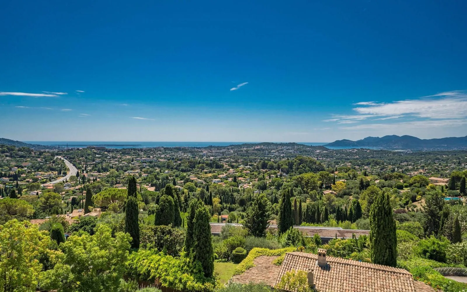 Vue panoramique depuis Mougins