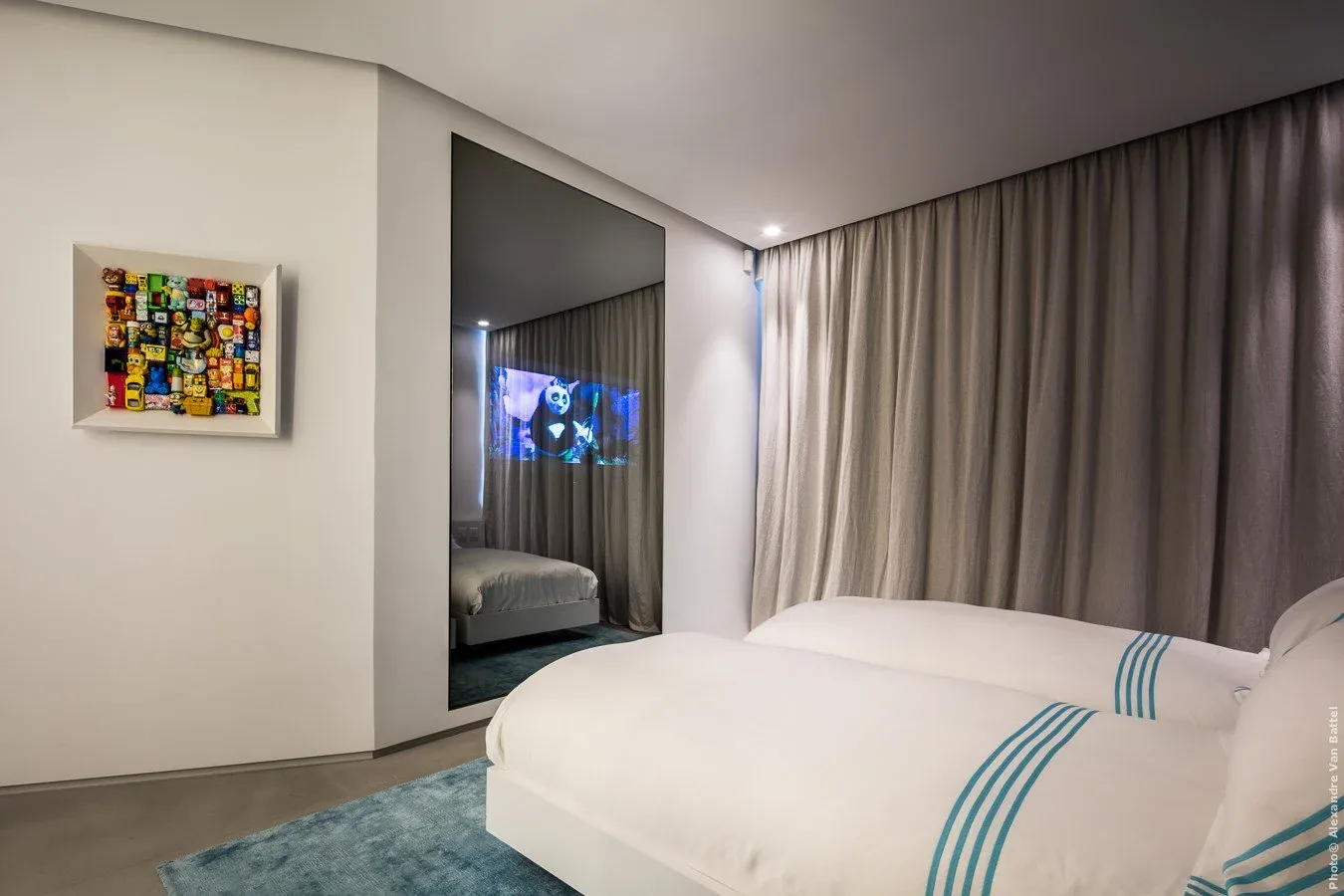 Chambre enfants, collection de voitures