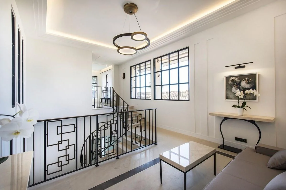 Palier mezzanine et escalier ferronnerie